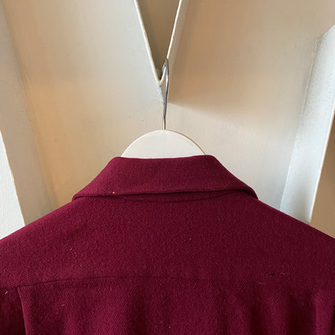 60's Yale Wool Loop Collar Shirt - Medium