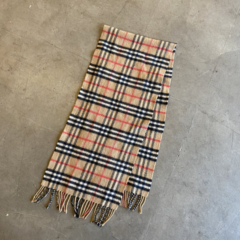 80's Burberrys Cashmere Scarf - OS