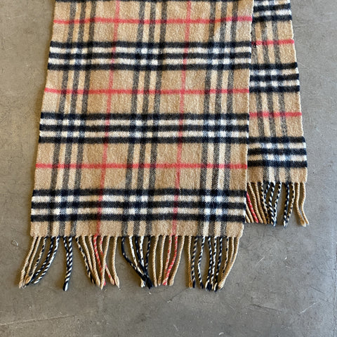 80's Burberrys Cashmere Scarf - OS