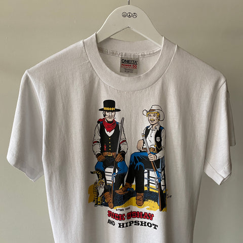 90's Cowboy Comic Tee - Medium