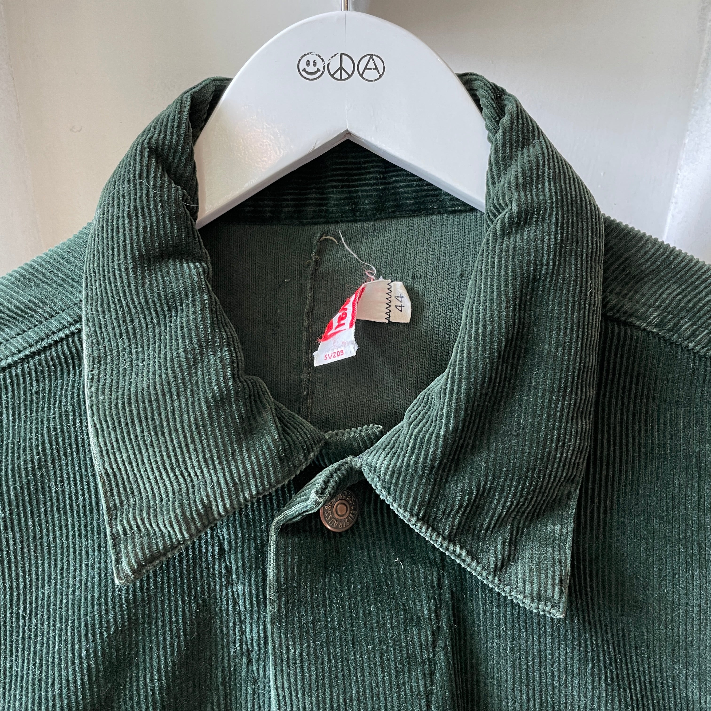 70's Levi's Green Corduroy Trucker Jacket - Medium – Kissing Booth