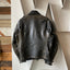 70’s Leather Moto Jacket - Large