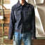 70’s Midnight Suede Trucker Jacket - Medium