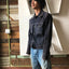 70’s Midnight Suede Trucker Jacket - Medium