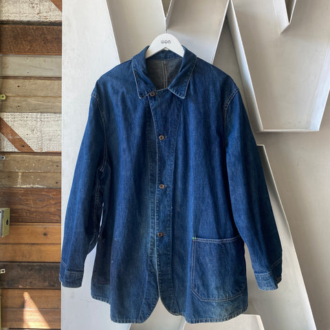 40's Surplus Button Chore Coat - XL