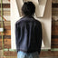 70’s Midnight Suede Trucker Jacket - Medium