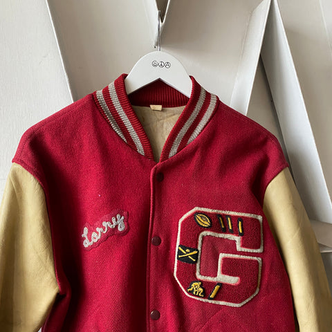60’s Lasley Knitting Co Varsity Jacket - Large