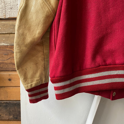 60’s Lasley Knitting Co Varsity Jacket - Large