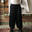 30’s Satin Cropped Buckle Back Trousers - 28” x 19”
