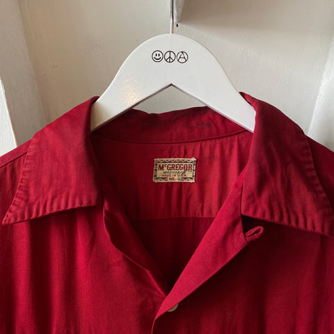 60's Rayon Button up - Medium
