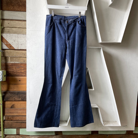 70’s Denim Flares - 28” x 30”