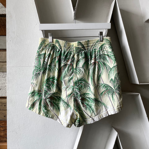60’s Rayon Aloha Shorts - 29”-32” x 2.5”