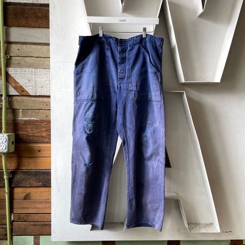 60’s HBT French Work Pants - 34” x 28.5”
