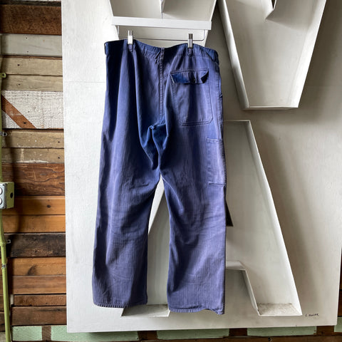 60’s HBT French Work Pants - 34” x 28.5”