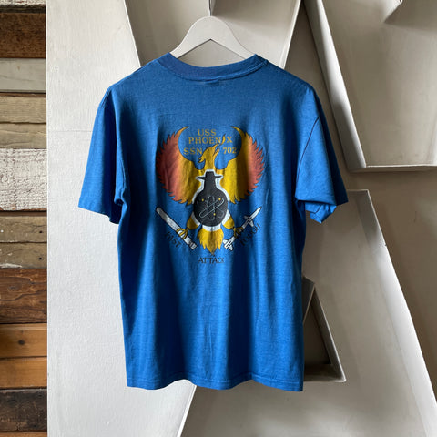 70’s USS Phoenix Nuclear Sub Tee - Large