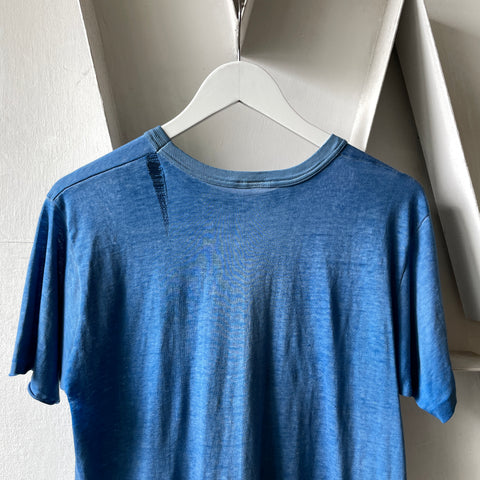 80’s Paper Thin Columbia Basketball Tee - Medium