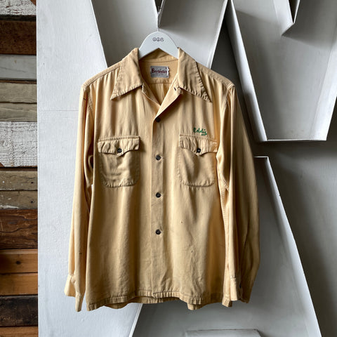 60’s Eddie’s Chain-stitched Tavern Shirt -  Large