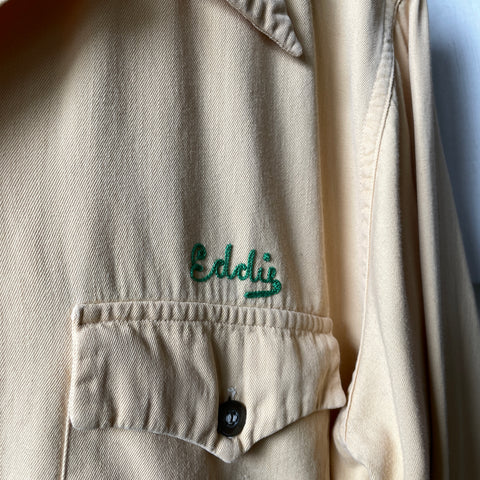60’s Eddie’s Chain-stitched Tavern Shirt -  Large