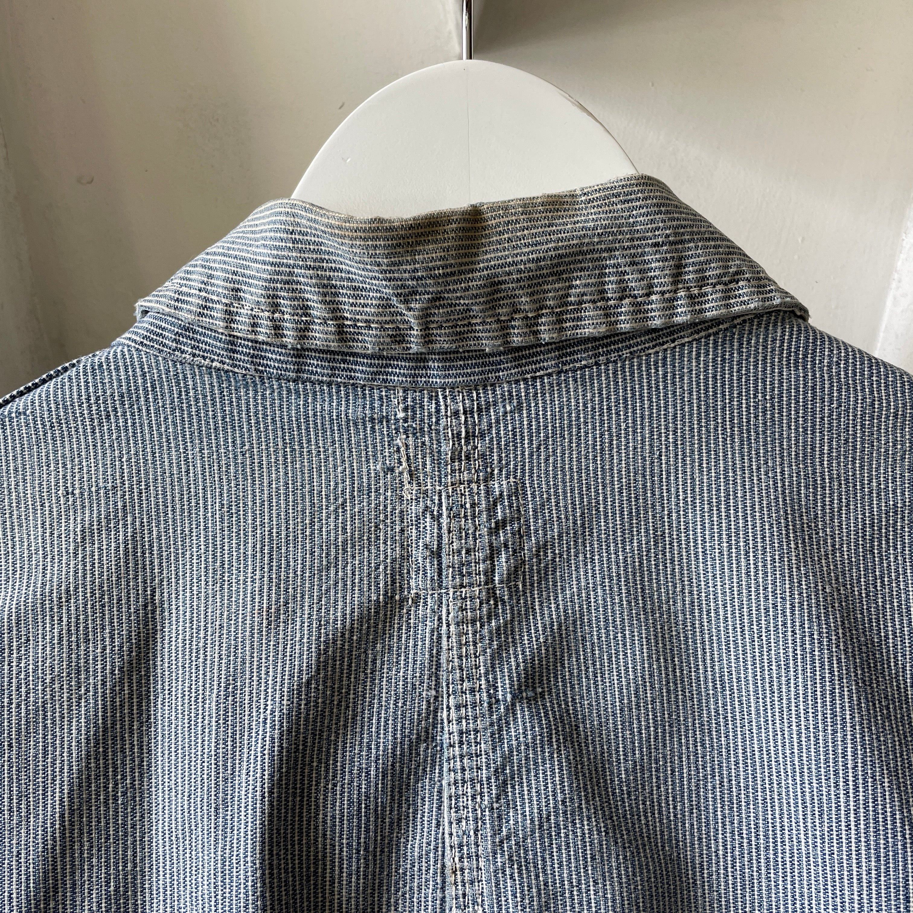 60's Lee Hickory Stripe Chore Coat - XL – Kissing Booth
