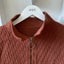 60’s Wool Zip Sweater - Small