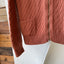 60’s Wool Zip Sweater - Small
