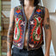 70's Embroidered Vest - Small