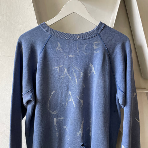 60’s Thrashed Gusset Raglan Crewneck - Large
