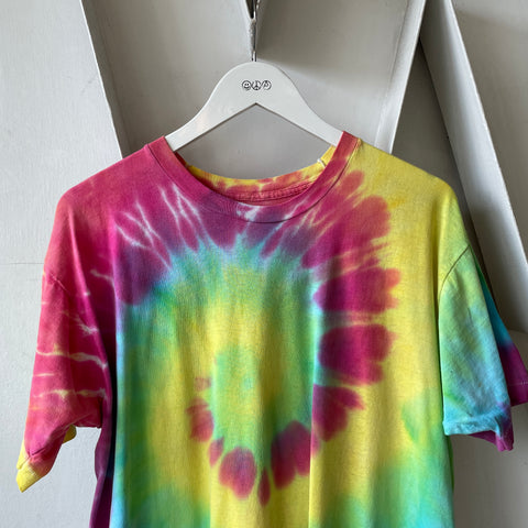 80’s Tie Dye Blank Tee - Medium