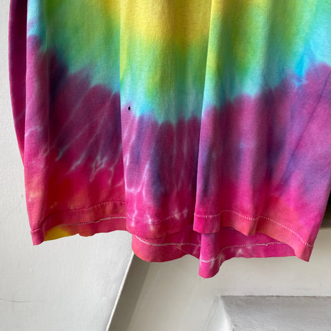 80’s Tie Dye Blank Tee - Medium