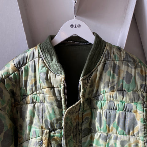 60's Custom Military Bomber Jacket - Large