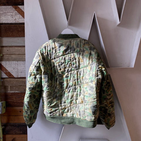 60's Custom Military Bomber Jacket - Large