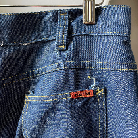 60’s Ranchcraft High Waisted Selvedge Denim - 33” x 30”