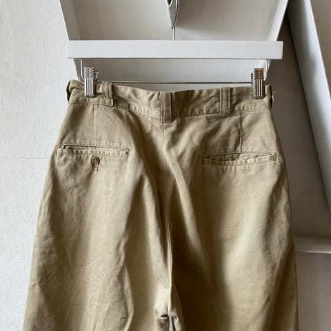 50's Army Chinos - 28” x 28.5”