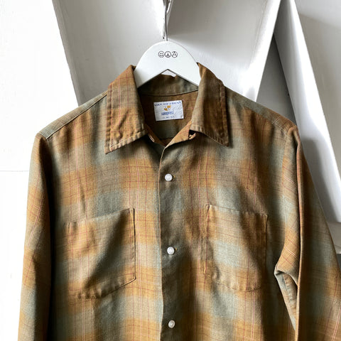 60’s Plaid Loop Collar - Medium