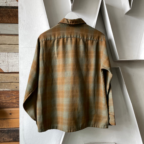 60’s Plaid Loop Collar - Medium
