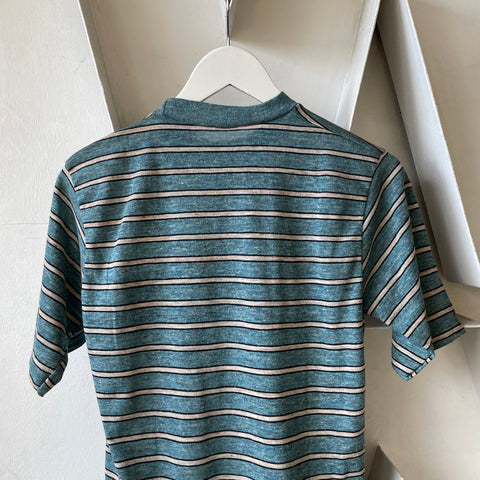 70’s Striped Pocket Tee - Small