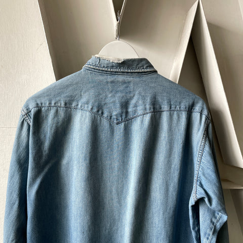 70’s Blue Bell Denim Shirt - Large