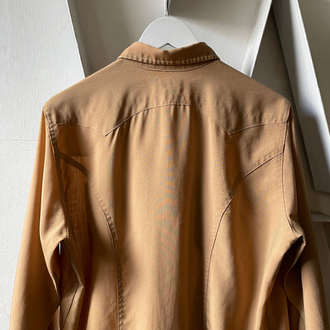 60’s Jack Frost Pearl Snap Shirt - Large