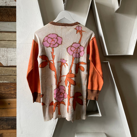 60’s Batik Henley - Small