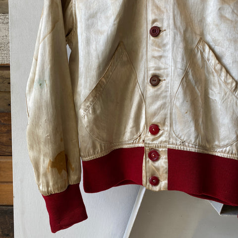 50's O'Shea Satin Jacket - Medium