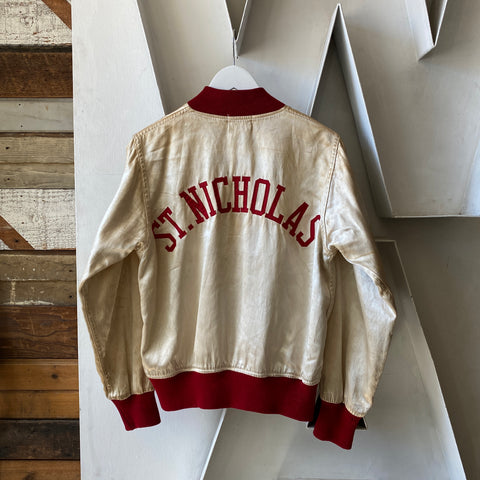 50's O'Shea Satin Jacket - Medium