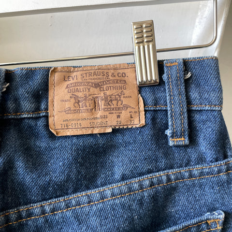 80’s Levi’s Student Cut - 26” x 28.5”