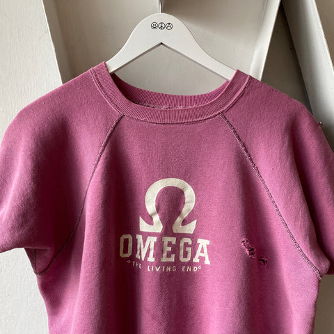 60's Omega Short Sleeve Sweatshirt - Large