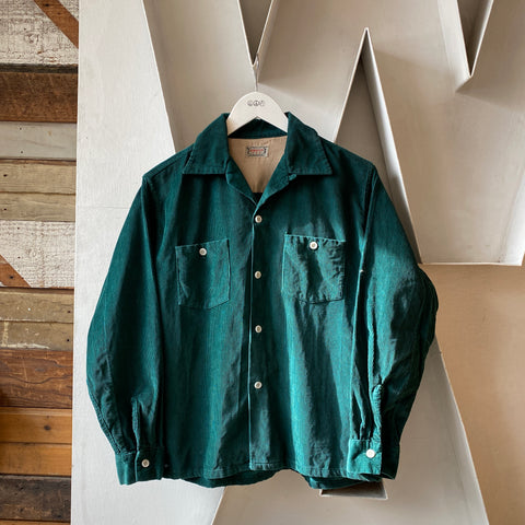 60's Brent Corduroy Shirt - Medium