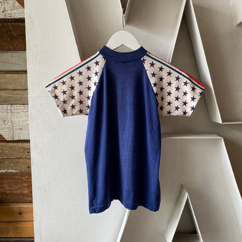 70’s Velva Sheen Star Sleeve - XS