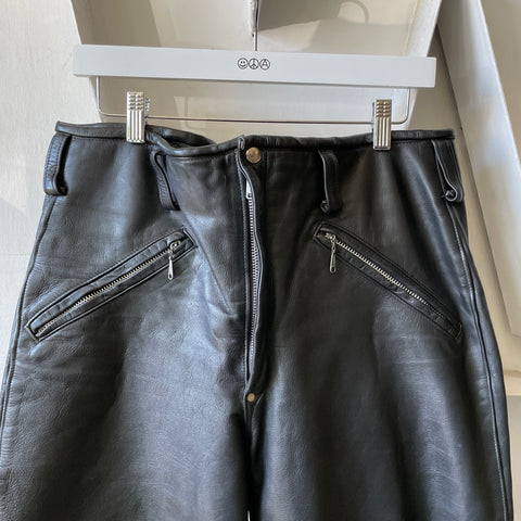 80’s Custom Moto Leathers - 35” x 31”