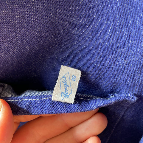 80's Indigo French Work Jacket - XL