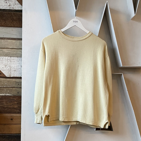 60’s Pale Yellow Crewneck - Medium