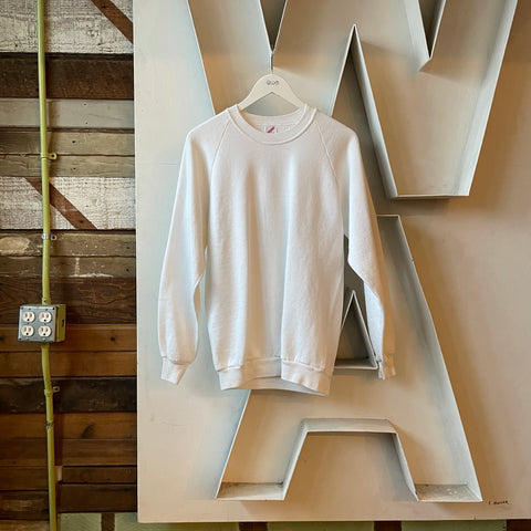 80’s White Crewneck - Large