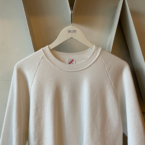 80’s White Crewneck - Large